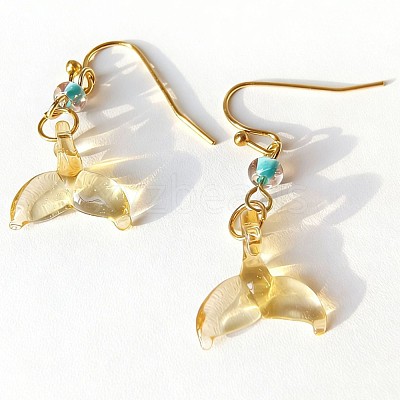 Handmade Lampwork Dangle Earrings WG00CF4-03-1