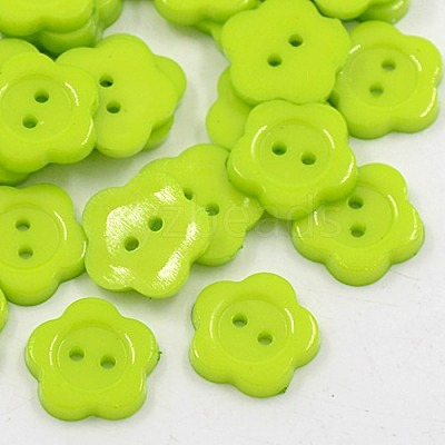 Acrylic Sewing Buttons for Costume Design X-BUTT-E074-C-M-1