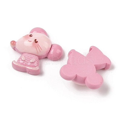 Opaque Resin Animal Decoden Cabochons RESI-Q230-08E-1