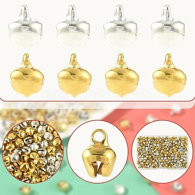 400Pcs Iron Bell Charms IFIN-FS0001-66-1