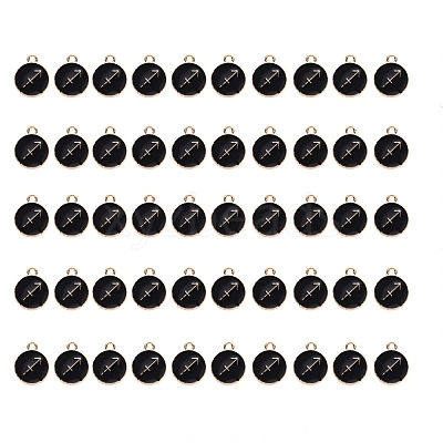 Alloy Enamel Pendants ENAM-SZ0001-27C-F-1