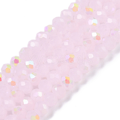 Electroplate Glass Beads Strands EGLA-A044-J3mm-L02-1