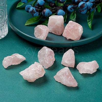 Rough Raw Natural Rose Quartz Beads G-F710-03-1