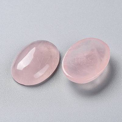 Natural Rose Quartz Cabochons X-G-L553-41-1