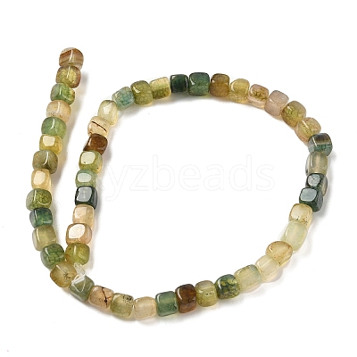 Natural Dragon Veins Agate Beads Strands G-G177-E22-01-1