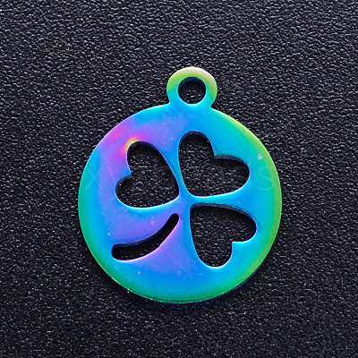 Ion Plating(IP) 201 Stainless Steel Charms STAS-Q201-JN200-1