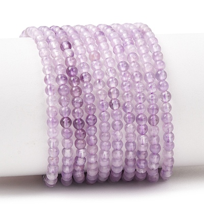 Natural Amethyst Beads Strands G-H358-A01-3mm-01-1