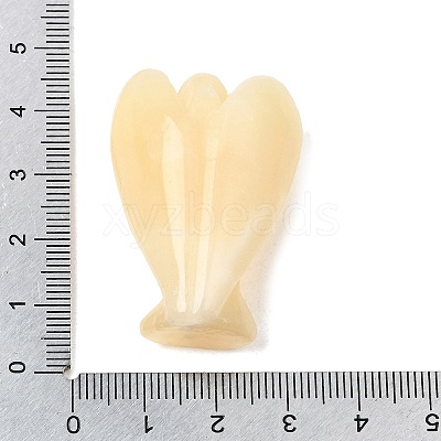 Natural Yellow Jade Angel Figurine DJEW-N006-01A-19-1