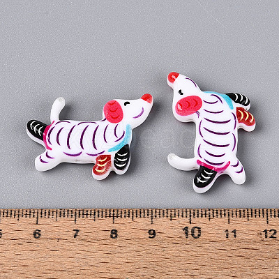 Printed Opaque Resin Beads RESI-N043-04A-1