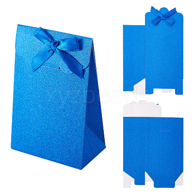 Rectangle Glitter Paper Gift Bags CARB-TAC0002-05C-1