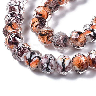 Handmade Lampwork Beads Strands LAMP-T007-14C-1