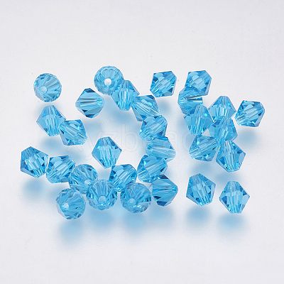 Imitation Austrian Crystal Beads SWAR-F022-6x6mm-243-1
