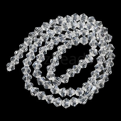 Transparent Electroplate Glass Beads Strands EGLA-A039-T3mm-A13-1