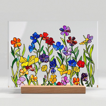 Flower Acrylic Display Stand PW-WG5F9F0-01-1