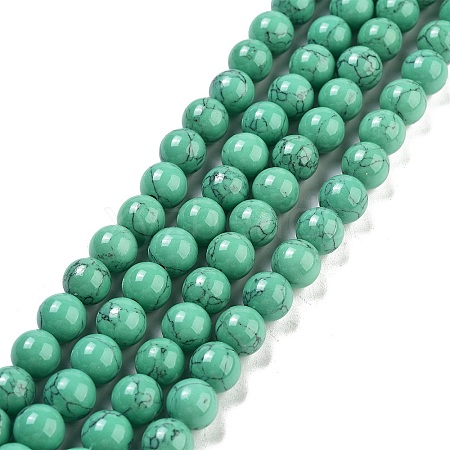 Synthetic Turquoise Beads Strands TURQ-H038-8mm-XXS11-1