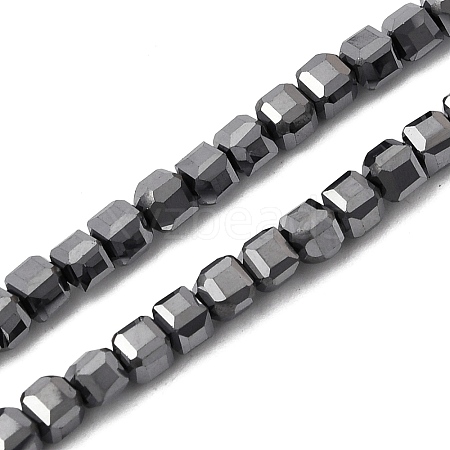 Synthetic Terahertz Stone Beads Strands G-H327-L03-02-1