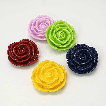 Flower Resin Beads X-RESI-RB111-M-1