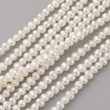 Natural Cultured Freshwater Pearl Beads Strands PEAR-G007-36-1