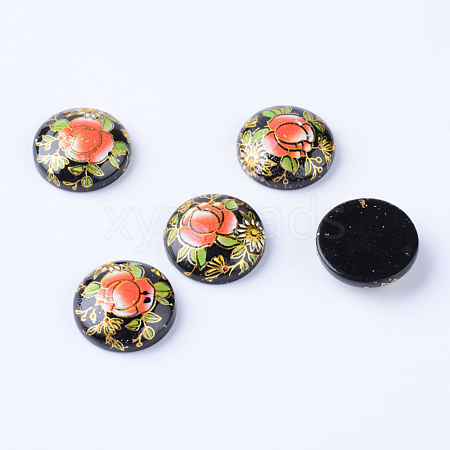 Printed Resin Cabochons X-CRES-T002-12mm-05-1