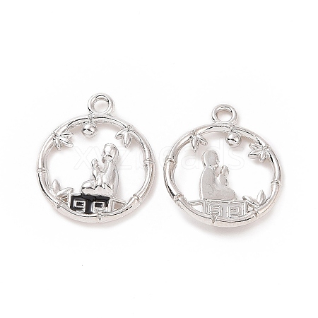 Alloy Enamel Pendants ENAM-G213-12P-1