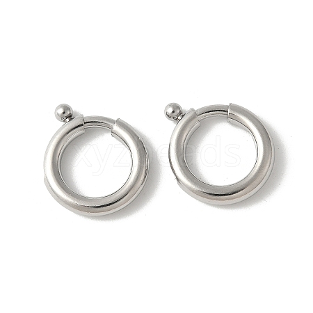 316 Surgical Stainless Steel Spring Gate Rings STAS-H234-06P-03-1