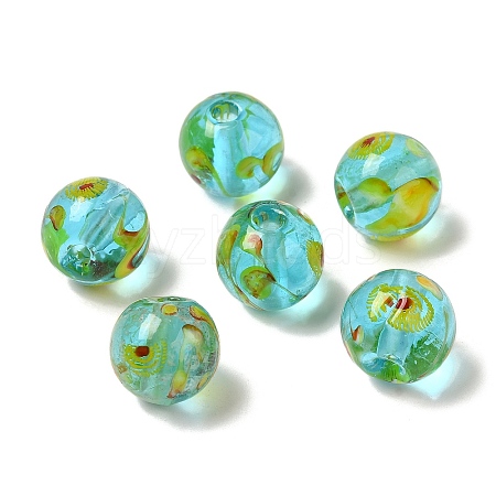 Handmade Transparent Lampwork Beads LAMP-C016-04D-02-1