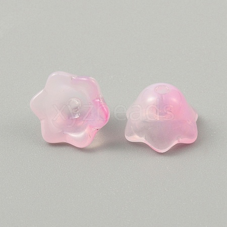 Handmade Lampwork Bead Caps LAMP-WH0005-03D-1