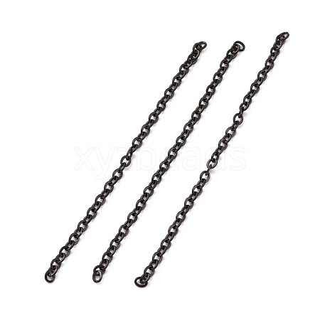 Ion Plating(IP) 304 Stainless Steel Cable Chains CHS-WH0007-01B-EB-1
