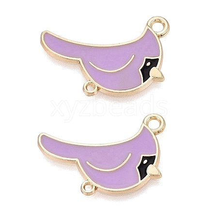 Alloy Enamel Connector Charms PALLOY-Q467-01G-03-1
