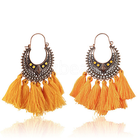 SHEGRACE Alloy Dangle Chandelier Earrings JE878C-1