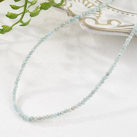 Natural Amazonite Beaded Necklaces NJEW-K114-A-A07-1