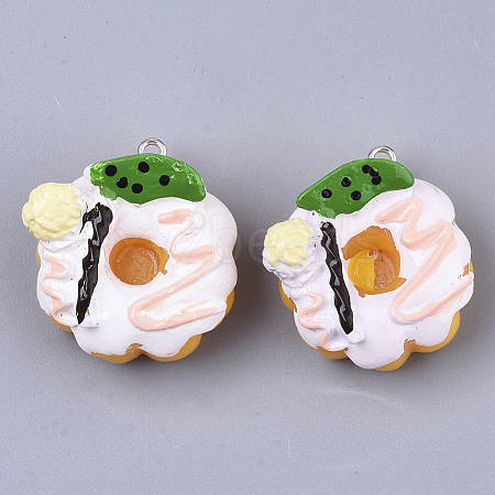 Resin Pendants RESI-T043-05-1