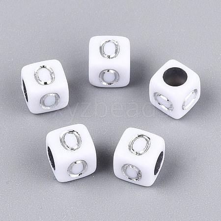Acrylic Beads OACR-ZX006-36O-1