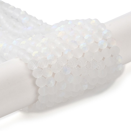 Transparent Glass Beads Strands X1-EGLA-A034-T4mm-MB19-1