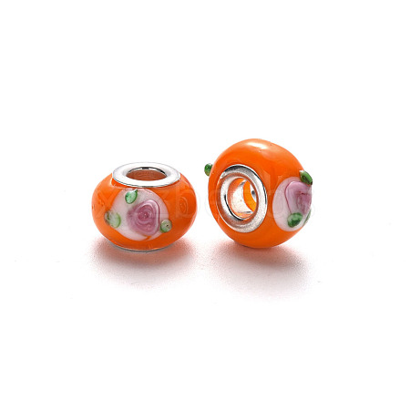 Handmade Lampwork European Beads LPDL-N001-081-B06-1