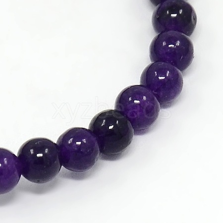 Natural Gemstone Amethyst Round Beads Z0SYS012-1