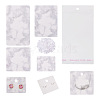 Yilisi 80Pcs 4 Style Cardboard Jewelry Marble Pattern Earring Display Cards CDIS-YS0001-02-1