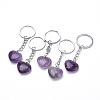 Natural Amethyst Keychain KEYC-S253-10-1