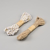 2 Bundles 2 Colors Jute Cord OCOR-WH0120-39-2