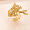 304 Stainless Steel Cuff Open Rings WG385F3-01-1