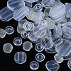 146Pcs 4 Style PVC & Silicone Comfort Clip on Earring Pads KY-FS0001-19-4