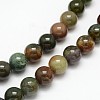 Natural Indian Agate Round Beads Strands X-G-F243-01-10mm-2