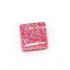 Glitter Glass Cabochons GLAA-WH0018-91N-1