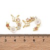 Brass Micro Pave Colorful Cubic Zirconia Pendants CU-CBA8C34-07G-3