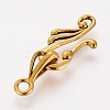 Tibetan Style Hook and Eye Clasps GLF1157Y-1