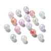 Two Tone Opaque Acrylic Beads SACR-P024-01A-M-1