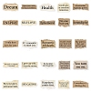 50Pcs PVC Waterproof Word Stickers PW-WG0B6B3-01-3