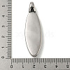 316 Surgical Stainless Steel Pendants STAS-Z073-75AS-05-3