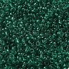 Transparent Colours Picasso Glass Round Seed Beads SEED-B001-06A-09-3