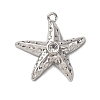 Brass Micro Pave Cubic Zirconia Pendants KK-C119-20B-P-1